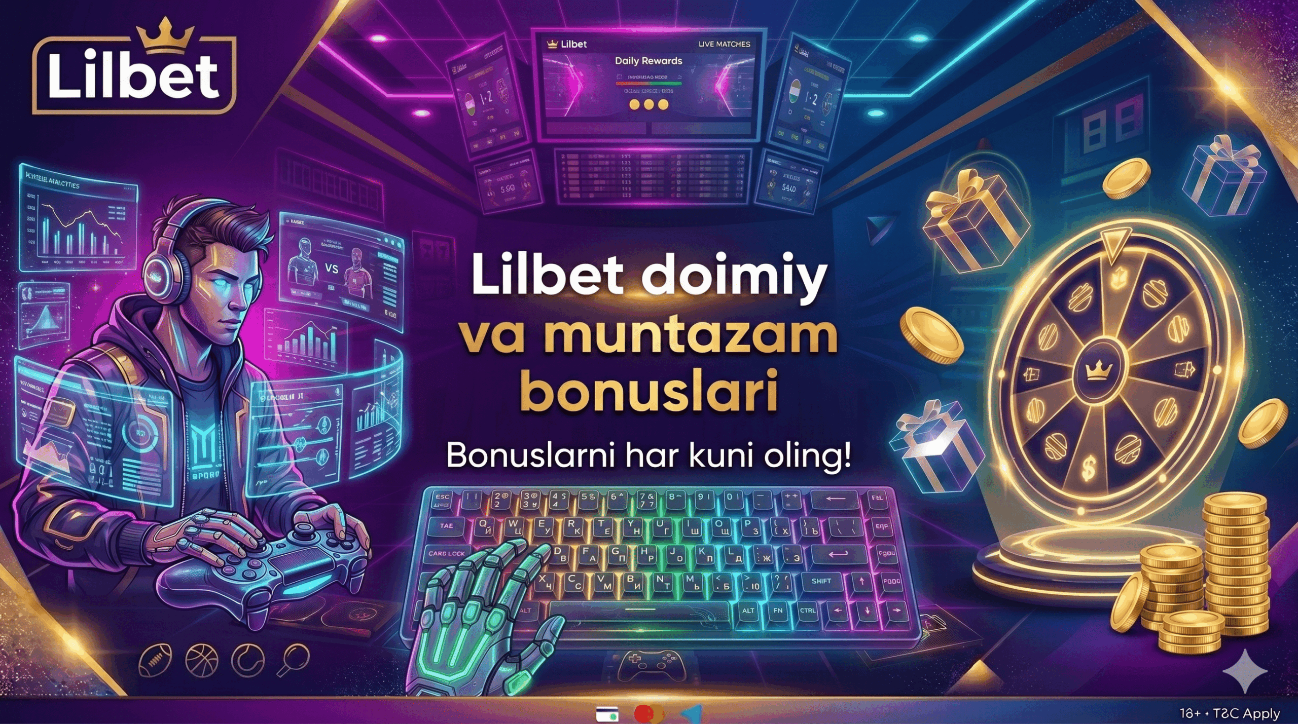 image Lilbet doimiy bonuslari